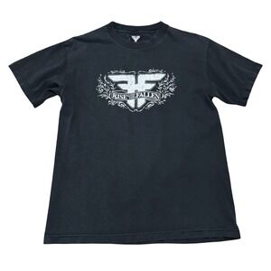 Fallen Skateboard Men's Rise of the Fallen Graphic T Shirt Black Medium 19 x 26